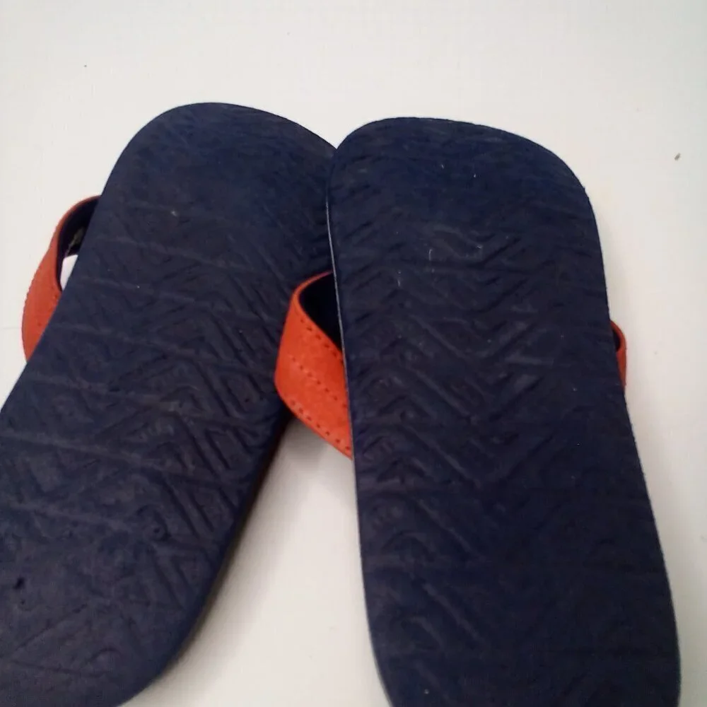 Reef Flip Flops Boys 2 Kids Rainbow Colorful Pre-owned